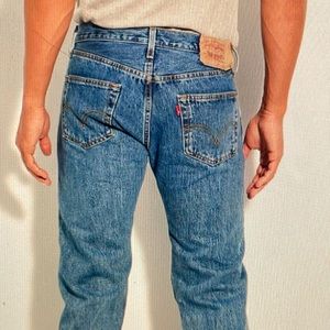 Vintage Levi 501 Red Tab Size 36 30 length Jeans